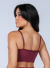 Sutiã Cropped Segunda Pele C/ Bojo Duhellen Bordô 6616 - comprar online