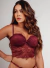 Top Cropped em Renda Tomara Que Caia Bordô 9004 - comprar online