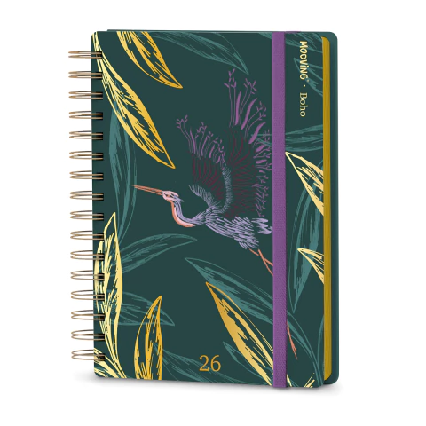 Agenda Mooving 10 X 15 Boho 2 Dias Por Pagina en internet