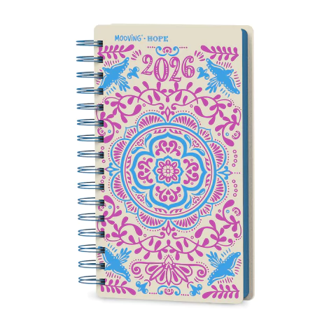 Agenda Mooving Pocket Espiralada Hope - Clips Librería