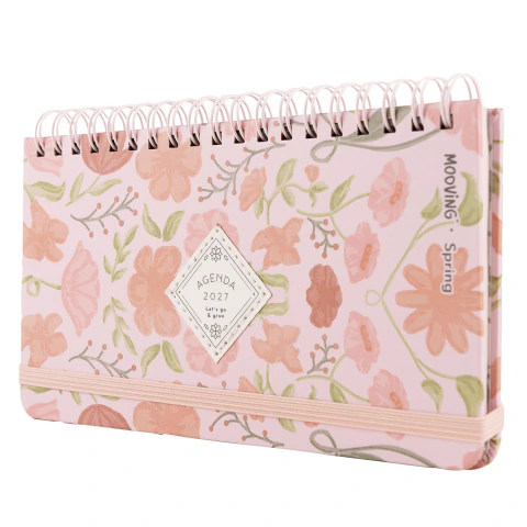 Agenda Mooving Pocket Espiralada Spring