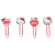 Clips Hello Kitty X 4 Fun Paper - comprar online