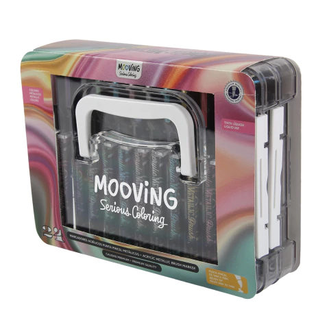 Marcadores Coloring Mooving Acrilicos Metalicos X 24 - comprar online