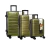 Set Valijas 18" 20" 24" Amayra Verde Militar 67.8002 V3