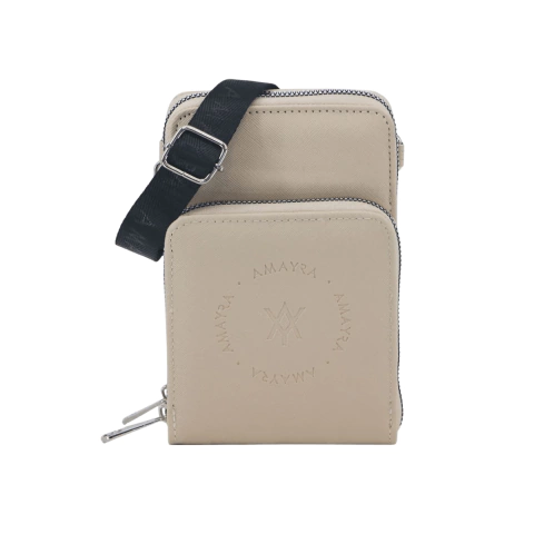 Bandolera Amayra Portacelular Beige 67.B942.3 - comprar online
