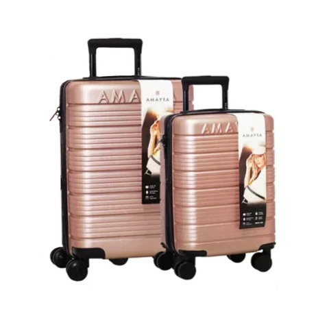 Set Valijas 24" / 20" Amayra Abs Rosa