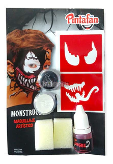Set Pintura Maquillaje Monstruo Dientes