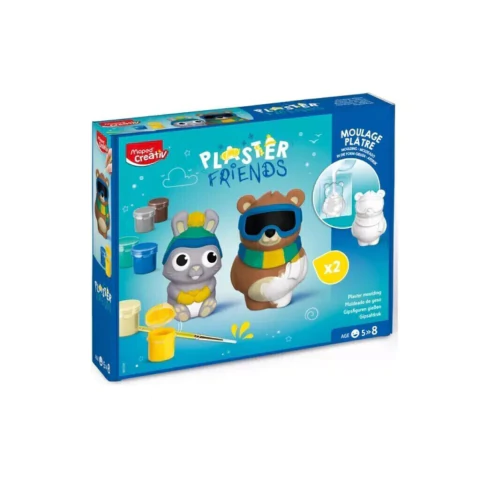 Set Creativo Maped Plaster Friends Winter Oso / Conejo
