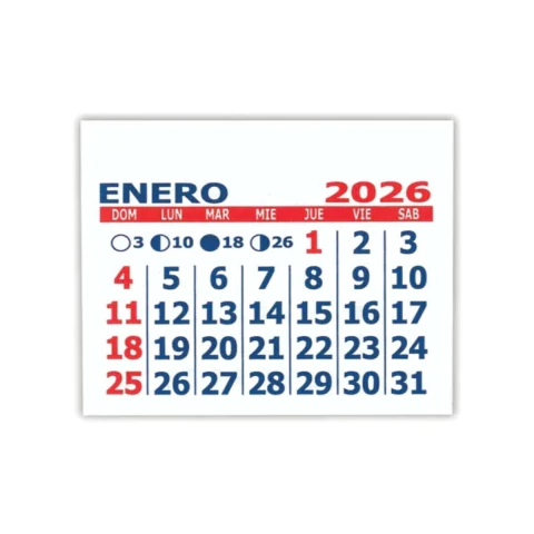 Calendario Mensual Nº 14 14 Ml - comprar online