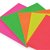 Papel Glase Fluor Chico Sobre X 8 Unidades