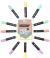 Marcador Marven Resaltador 7003 Celeste Pastel en internet