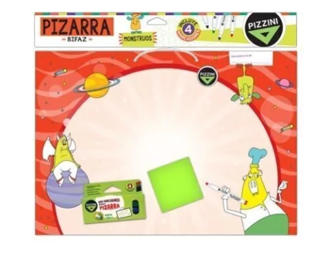Pizarra Pizzini Bifaz con Marcadores