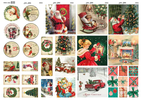 Lamina De Seda Navidad Ls048