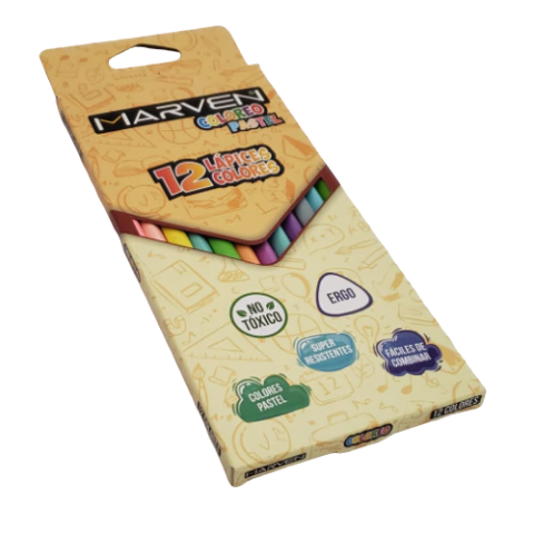 Pinturitas Marven X 12 Pastel