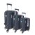 Set Valijas X 3 28 / 24 / 20" Pierre Cardin Negra Pc4020