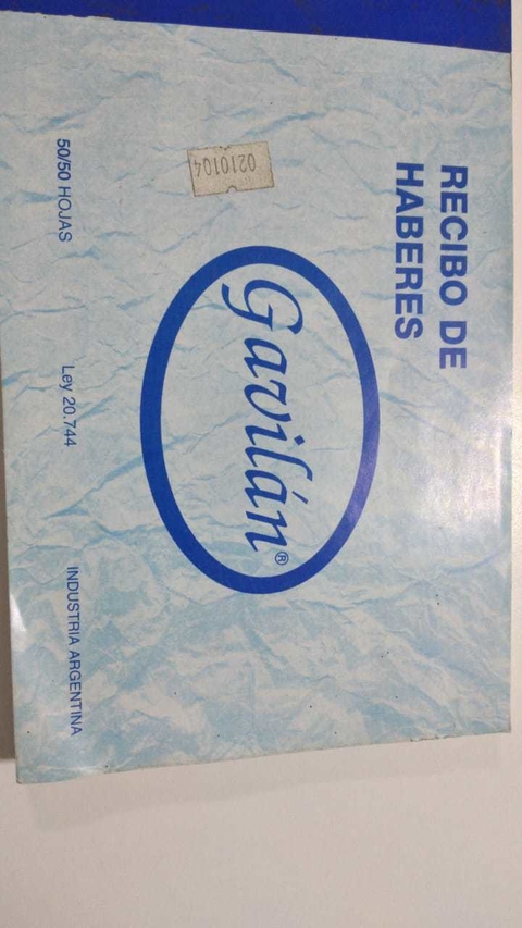 Recibo De Haberes Gaviota Ley 20744