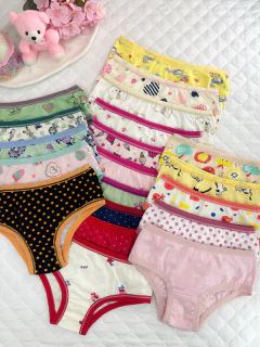 Calcinha infantil menina moça - comprar online