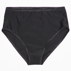 Bombacha de tiro medio de Lycra negra