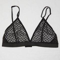 Conjunto de microtul con lunares con textura terciopelo - comprar online