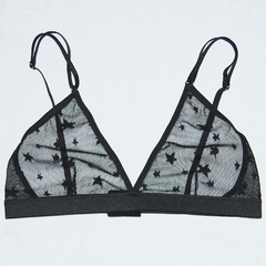 Conjunto Lencería de Microtul con estrellas - comprar online