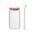 VASO CON TAPA DE BAMBÚ + SORBETE - CONCEPTO NANA