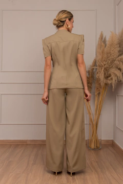 Conjunto Yasmin Ocre - Vista Branco Jalecos