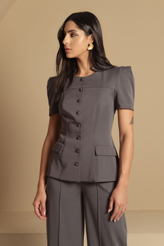 Conjunto Yasmin Cinza - comprar online