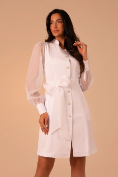 Jaleco Khloe Branco - comprar online