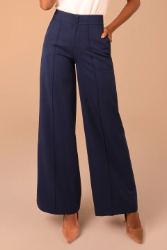 Calça Pantalona Marinho - comprar online