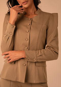 Blusa Yasmin Ocre ML na internet