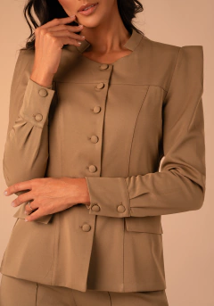 Blusa Yasmin Ocre ML na internet