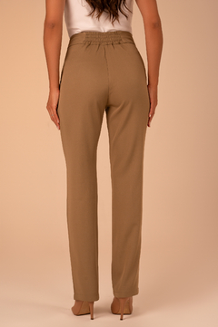 Calça Reta Ocre - Vista Branco Jalecos