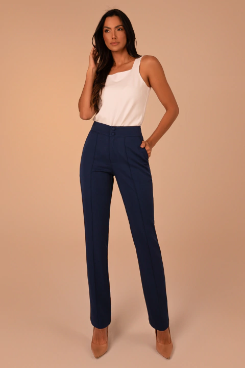 Calça Reta Marinho