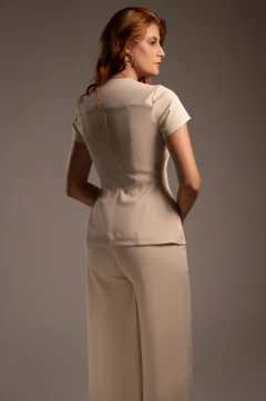Conjunto Aurora Areia - Vista Branco Jalecos