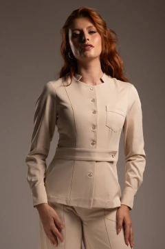 BLUSA DANIELA CINZA MANGA LONGA - (cópia) - buy online