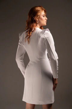Jaleco Feminino Branco Ágatha - loja online