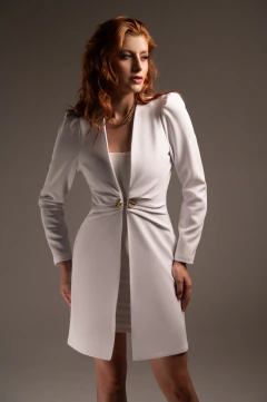 Jaleco Leila - Vista Branco Jalecos