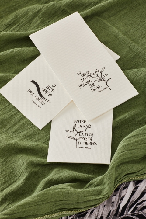 SERVILLETAS DE PAPEL QUOTES X12