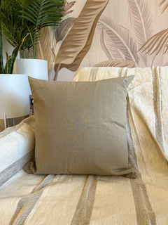 ALMOHADON TUSOR KHAKI 50X50