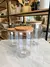 RECIPIENTE DE ACRILICO TAPA DE MADERA 900ML (4 medidas)