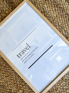 CUADRO TRAVEL 32X42 - comprar online