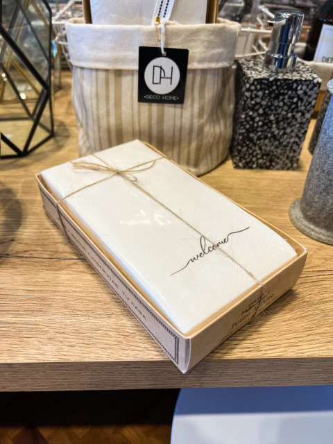 TOALLA DE MANO DE PAPEL WELCOME X20