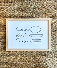 CUADRO COCINA 22X32 - comprar online