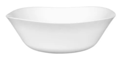 ENSALADERA DE VIDRIO BLANCO 24 CM BORMIOLI ROCCO - tienda online