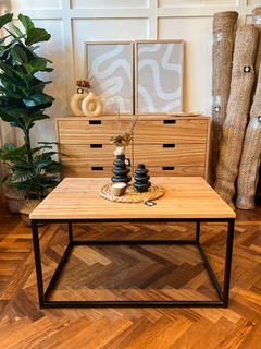 MESA RATONA HIERRO NEGRO Y PARAISO