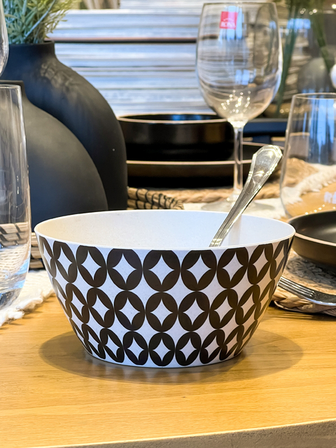 BOWL FIBRA DE BAMBOO ROMBOS 14,5x7