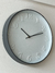 RELOJ DE PARED GRIS OSCURO 30CM en internet