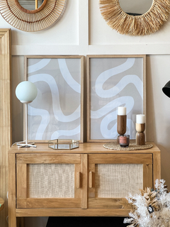 CANDELABRO MADERA CIRCULAR CHICO - DecoHome