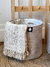 CANASTO DE TELA CIRCULAR BEIGE (3 tamaños) - tienda online