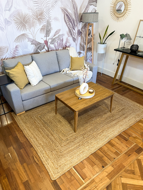 ALFOMBRA LICATA YUTE NATURAL GRANDE (3 MEDIDAS)